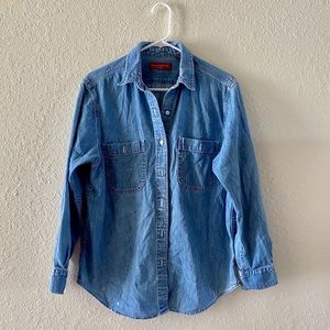 Banana Republic Denim Button Down Size M